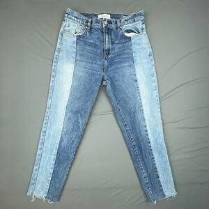 PacSun Vintage Icon Two-Tone High Waist Panel Jeans Sz 28